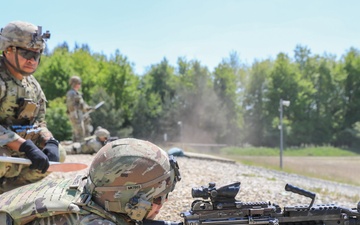 V Corps Best Squad Competition Day 2: Maneuver Under Fire