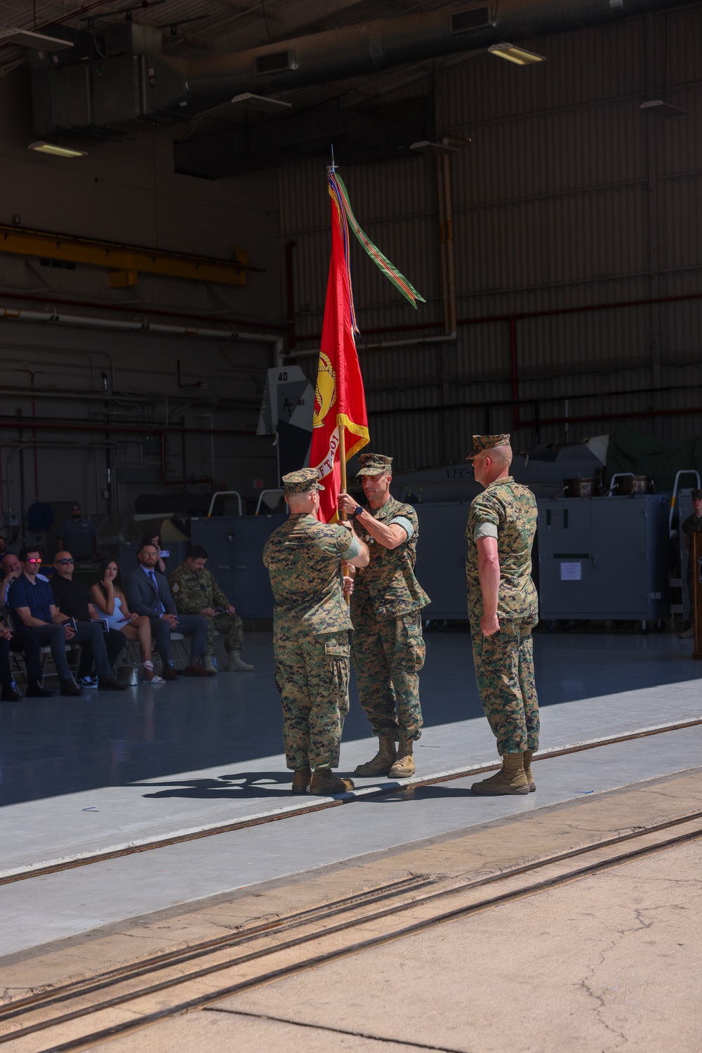 VMFT-401 change of command ceremony