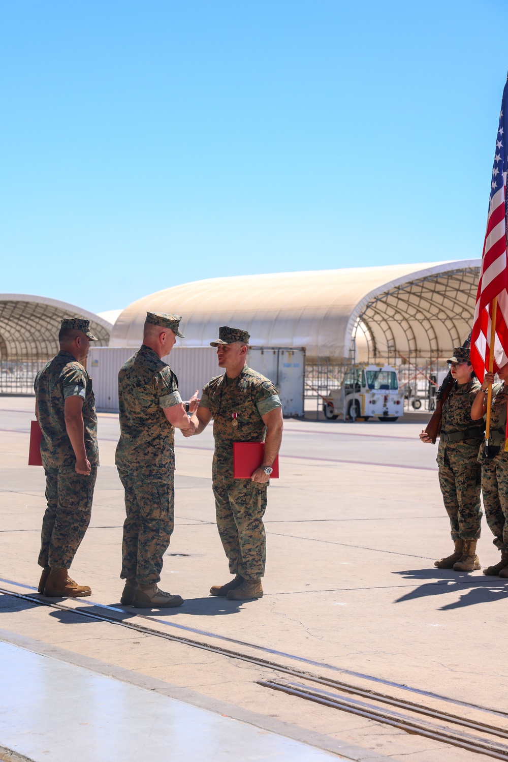 VMFT-401 change of command ceremony