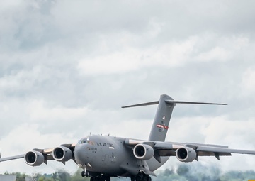 167th C-17 Lands from Training