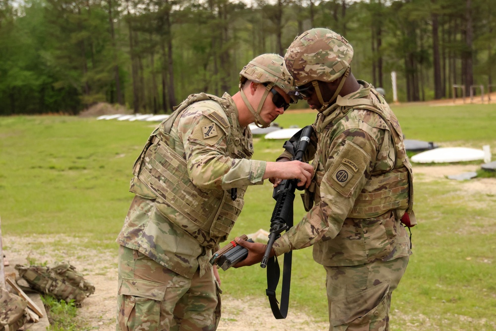 82nd DSTB Conducts M4A1 Zero Range