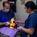 USS John C. Stennis (CVN 74) Sailor receives dental work