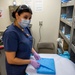 USS John C. Stennis (CVN 74) Sailor receives dental work
