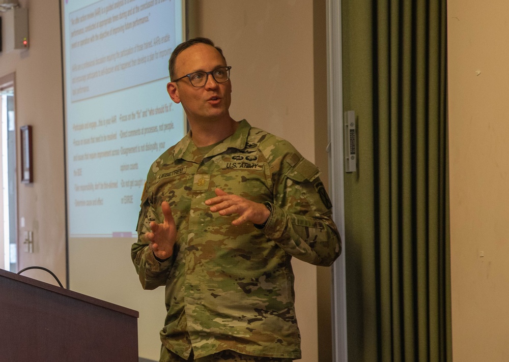 Leaders conduct Mid-Point Review to Sharpen Combat Readiness During Mountain Peak 25-01