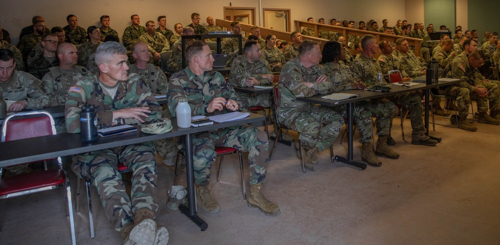 Leaders conduct Mid-Point Review to Sharpen Combat Readiness During Mountain Peak 25-01