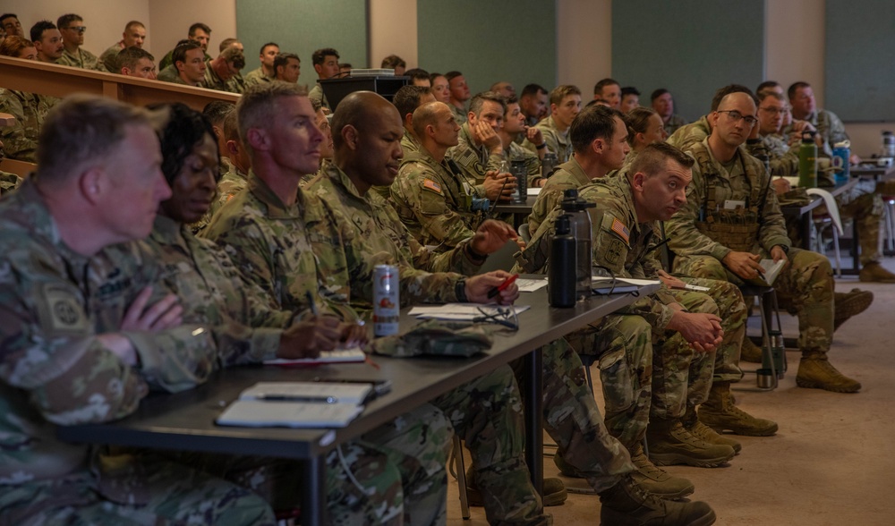 Leaders conduct Mid-Point Review to Sharpen Combat Readiness During Mountain Peak 25-01