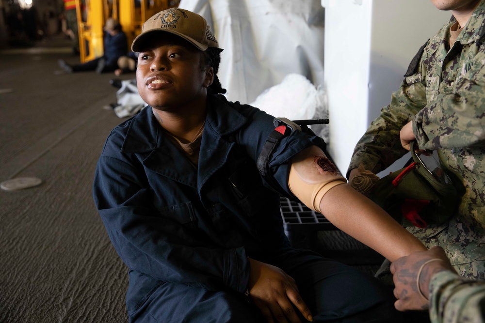 Kearsarge Conducts Mass Casualty Drill