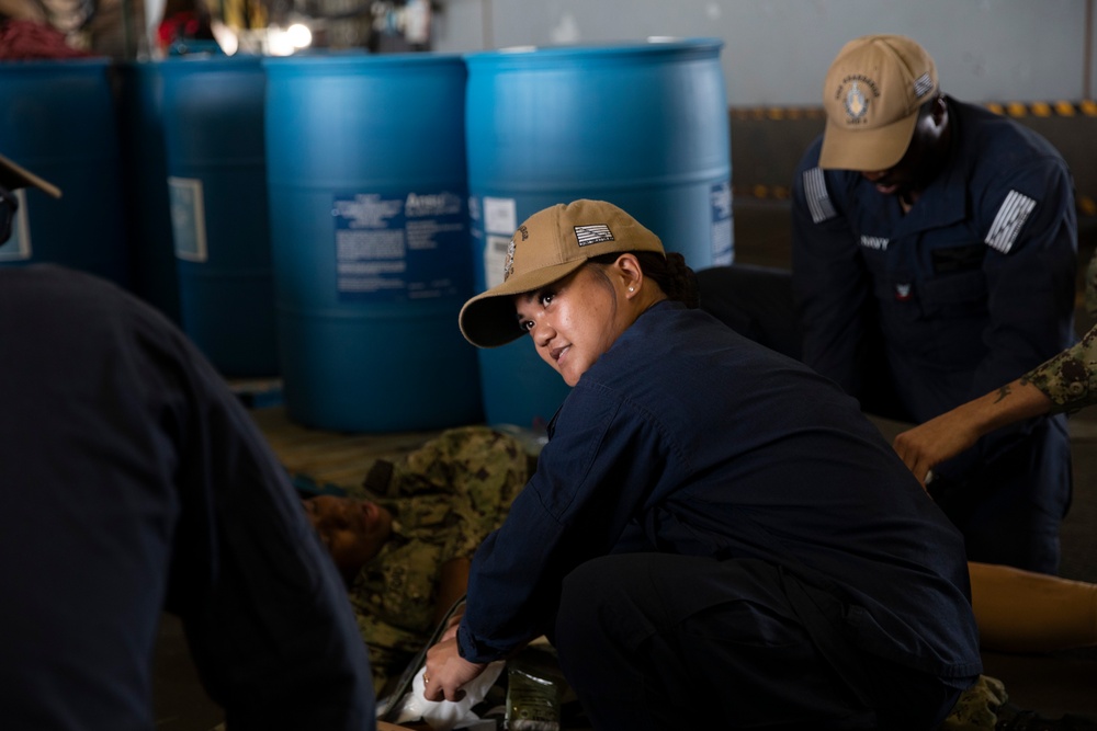 Kearsarge Conducts Mass Casualty Drill