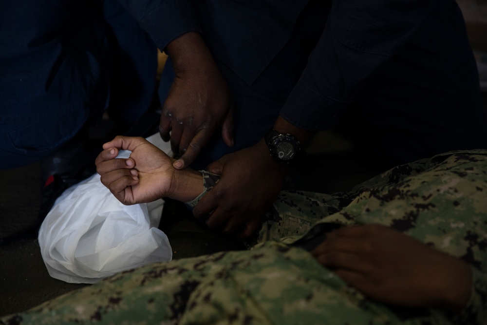 Kearsarge Conducts Mass Casualty Drill