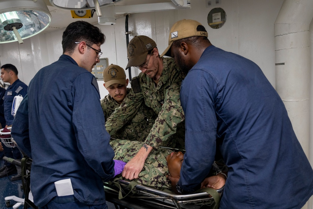 Kearsarge Conducts Mass Casualty Drill