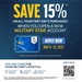 New MILITARY STAR Cardmembers Can Save 15% on First-Day Purchases Through May 22