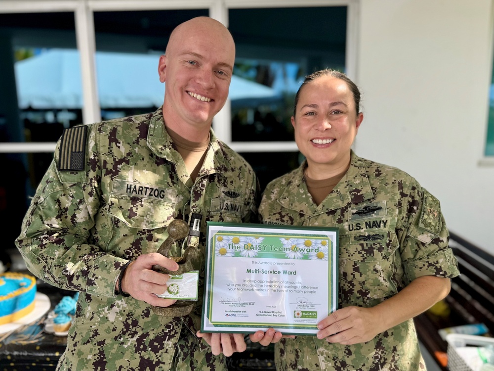 DAISY Awards Honor Excellence in Nursing at Naval Hospital Guantanamo Bay