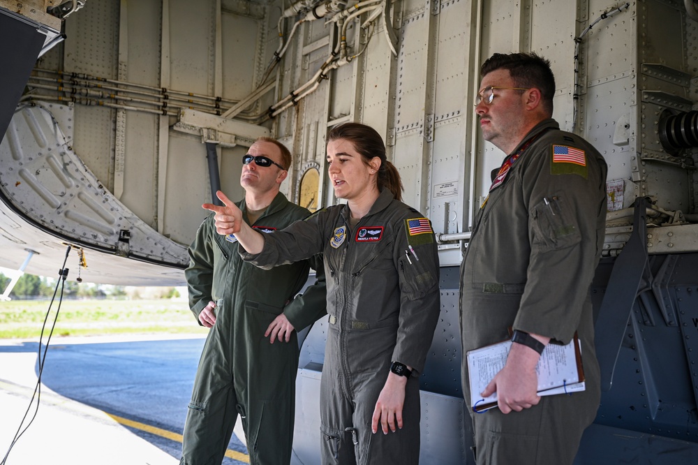 Fairchild AFB KC-135 Stratotanker refuels F-15s and F-35s