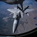 Fairchild AFB KC-135 Stratotanker refuels F-15s and F-35s