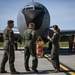 Fairchild AFB KC-135 Stratotanker refuels F-15s and F-35s