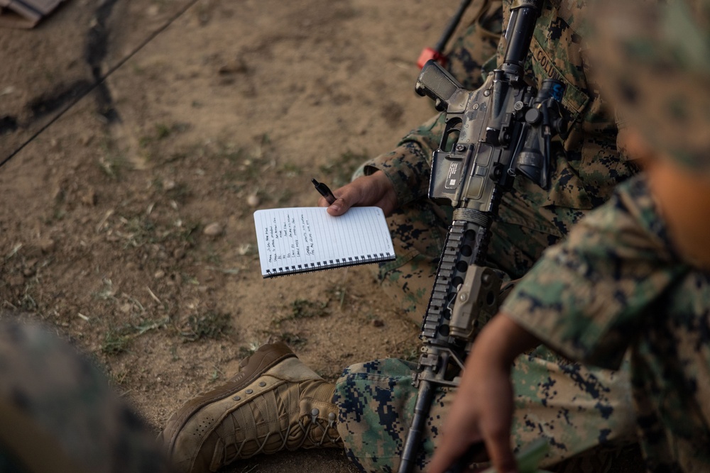Balikatan 25: Division Marines conduct rehearsal of concept brief