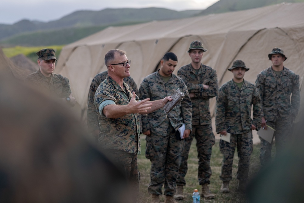 Balikatan 25: Division Marines conduct rehearsal of concept brief