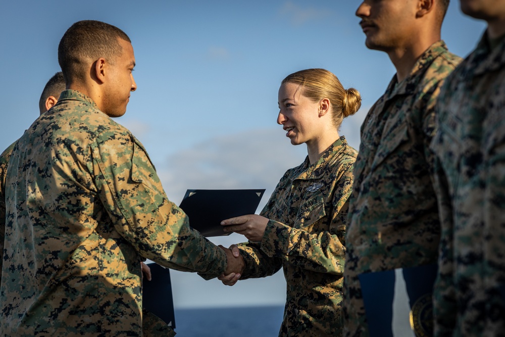Awards and Promotions Ceremony Aboard USS New York | FWFL25