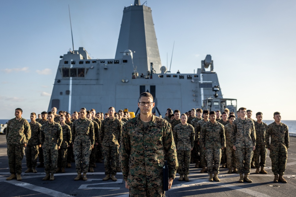 Awards and Promotions Ceremony Aboard USS New York | FWFL25