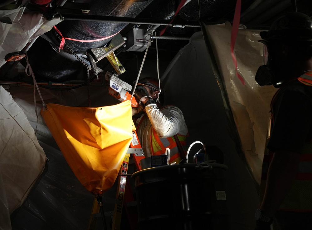 NCTF-RH Safely Prepares for Pipe Removal Operations
