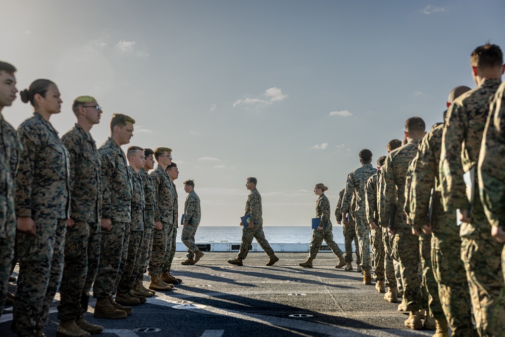 Awards and Promotions Ceremony Aboard USS New York | FWFL25