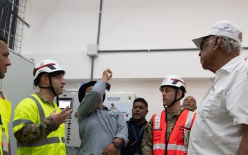 FEST-A tour of Water Treatment Facilities in Colón