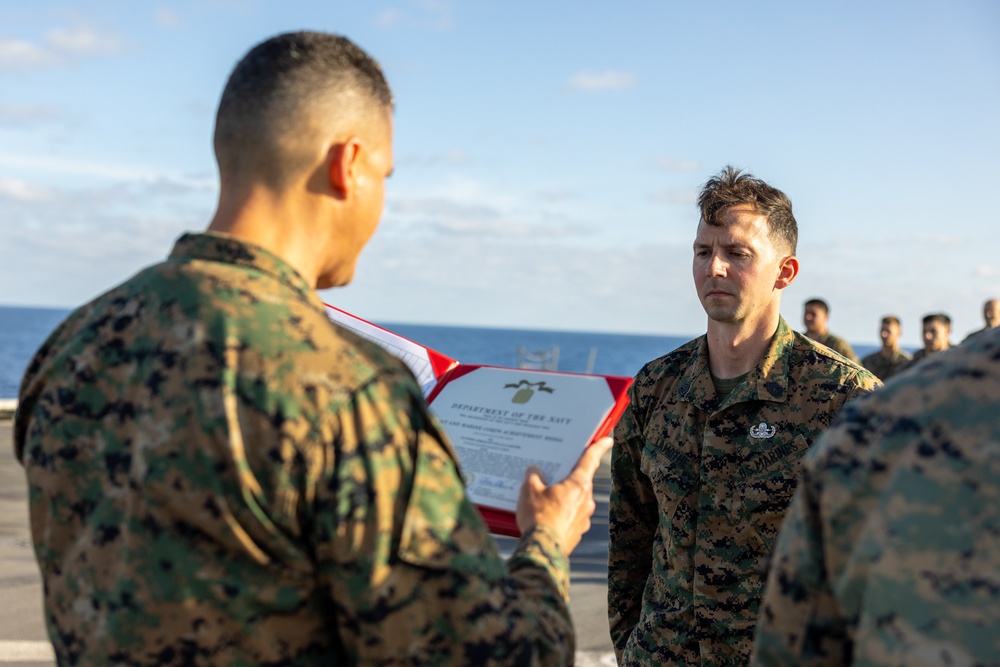 Awards and Promotions Ceremony Aboard USS New York | FWFL25