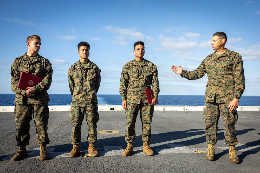 Awards and Promotions Ceremony Aboard USS New York | FWFL25