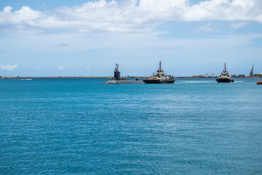 USS Minnesota (SSN 783) returns to Naval Base Guam