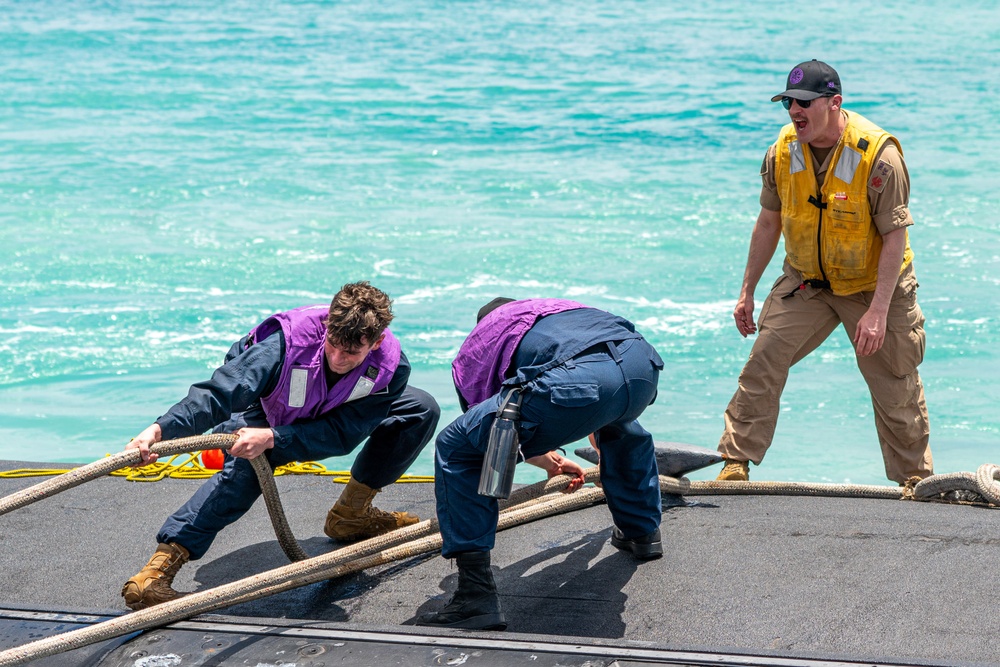 USS Minnesota (SSN 783) returns to Naval Base Guam