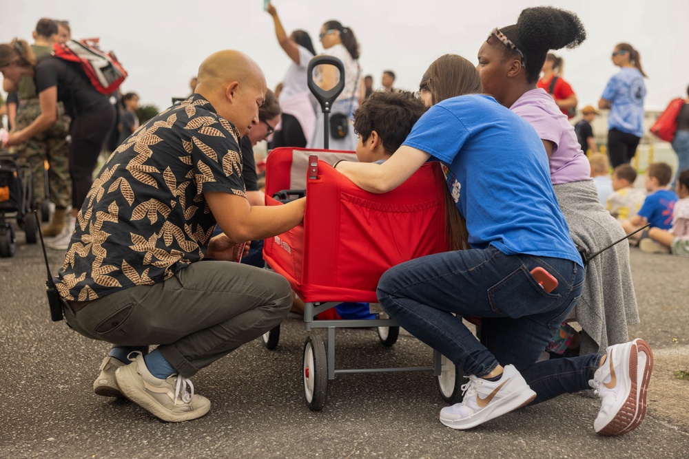 Marines Support an Elementary School Tsunami Drill