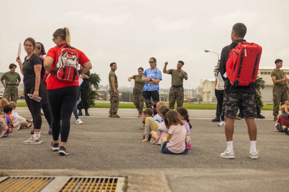 Marines Support an Elementary School Tsunami Drill