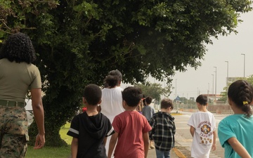 Marines Support an Elementary School Tsunami Drill