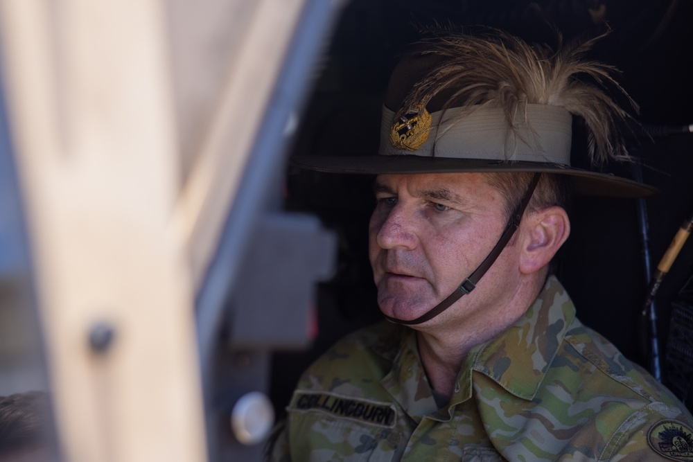 Australian Army Maj. Gen. Ash Collingburn visits Marine Corps Base Hawaii