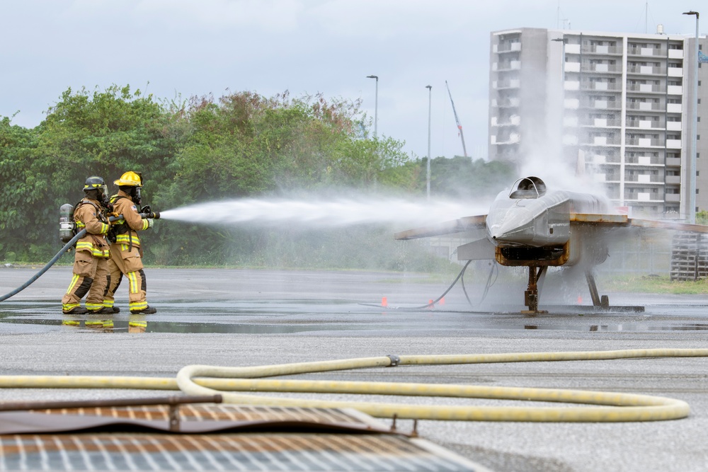 Kadena, JSDF holds aircraft live fire training