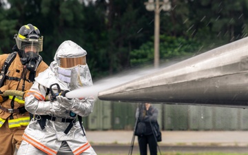 Kadena, JSDF holds aircraft live fire training
