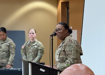 Maj. Zimmer Wishes Chaplain Harris Well