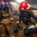 USS Blue Ridge Sailors conduct damage control training