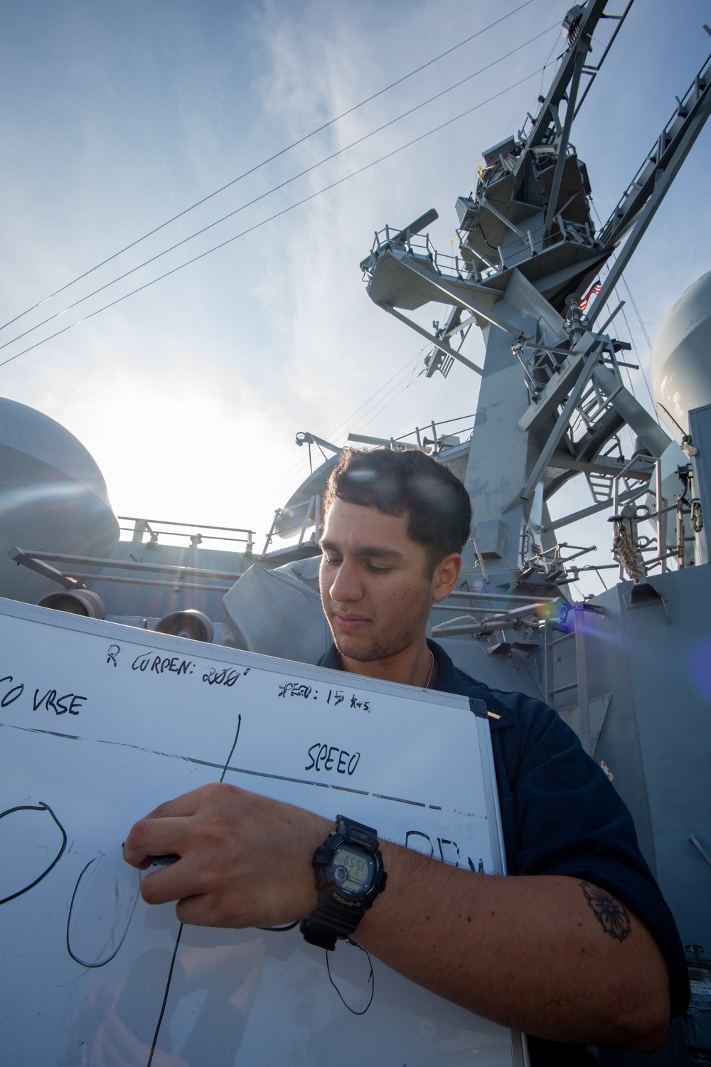 USS Gridley Replenishment-At-Sea
