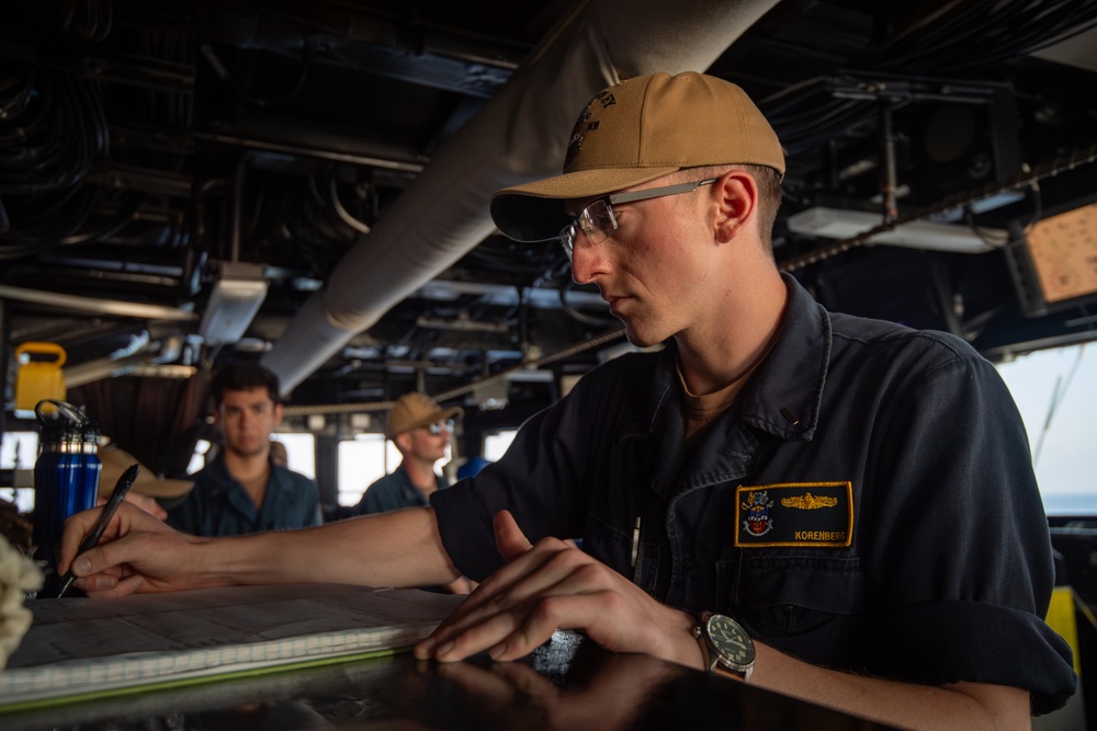 USS Gridley Replenishment-At-Sea