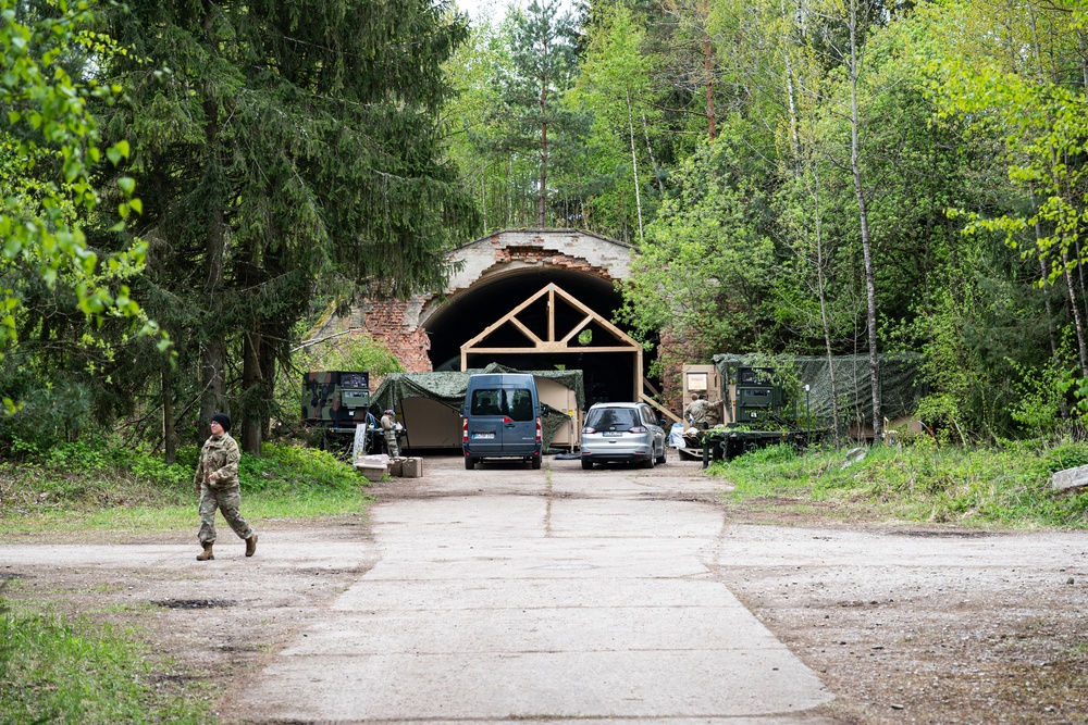 Force Health Protection team visits 512th Field Hospital at Vepriai Rocket Base during DEFENDER 2025 in Lithuania