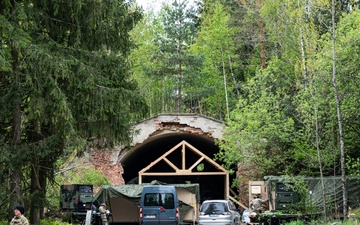 Force Health Protection team visits 512th Field Hospital at Vepriai Rocket Base during DEFENDER 2025 in Lithuania