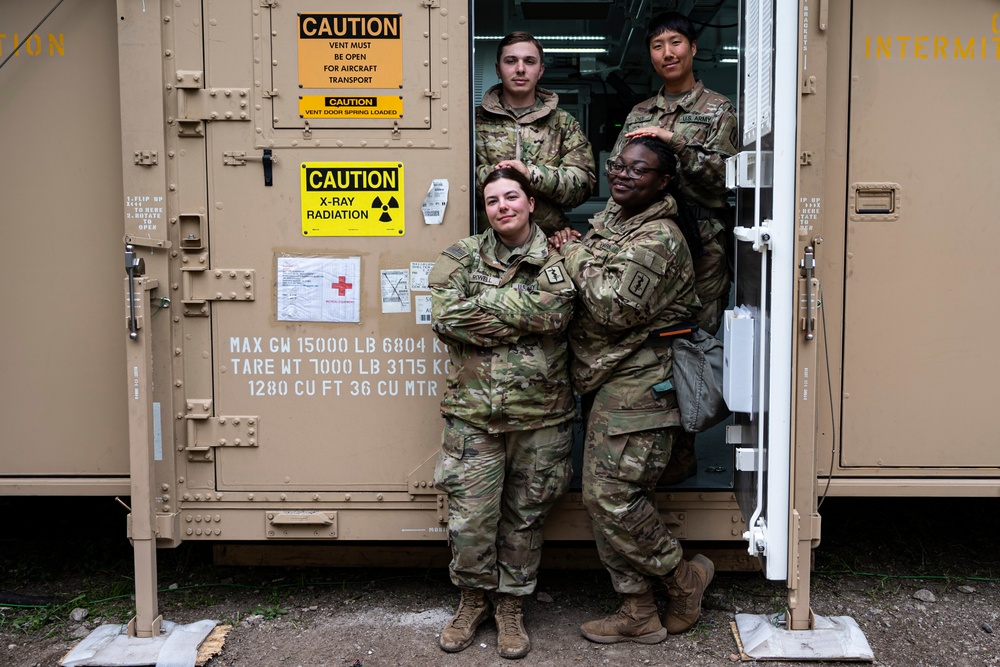 Force Health Protection team visits 512th Field Hospital at Vepriai Rocket Base during DEFENDER 2025 in Lithuania