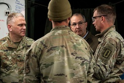 Force Health Protection team visits 512th Field Hospital at Vepriai Rocket Base during DEFENDER 2025 in Lithuania [Image 17 of 25]