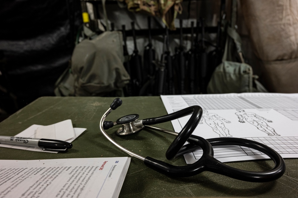 Force Health Protection team visits 512th Field Hospital at Vepriai Rocket Base during DEFENDER 2025 in Lithuania