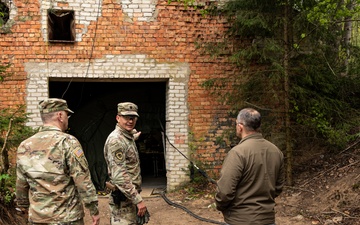 Force Health Protection team visits 512th Field Hospital at Vepriai Rocket Base during DEFENDER 2025 in Lithuania