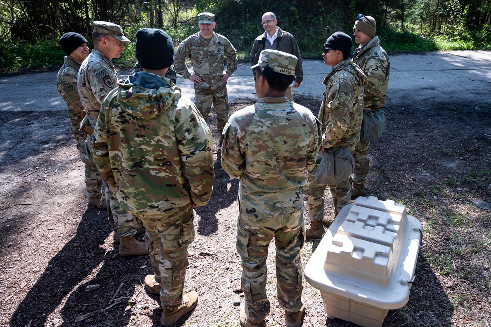 Force Health Protection team conducts site survey with 512th Field Hospital at Vepriai Rocket Base during DEFENDER 2025 in Lithuania