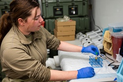 Force Health Protection team conducts site survey with 512th Field Hospital at Vepriai Rocket Base during DEFENDER 2025 in Lithuania [Image 7 of 25]