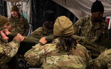 Force Health Protection team conducts site survey with 512th Field Hospital at Vepriai Rocket Base during DEFENDER 2025 in Lithuania