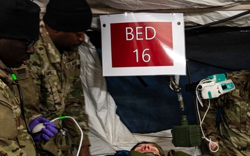 Force Health Protection team conducts site survey with 512th Field Hospital at Vepriai Rocket Base during DEFENDER 2025 in Lithuania